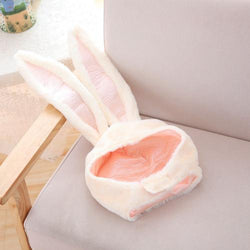 Cute Girls Hat Plush Rabbit Bunny Ears Hat Earflap Cap Head Warmer Photo Supplies