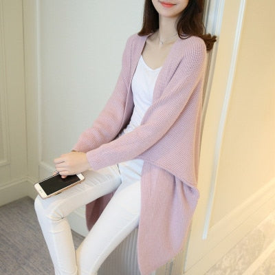 2020 Long Cardigan women Sweater Autumn