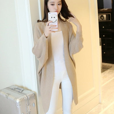 2020 Long Cardigan women Sweater Autumn