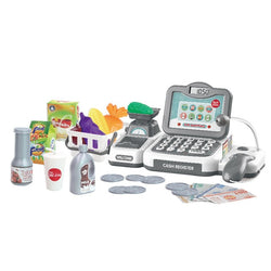 Vegetables Fruits Supermarket Counter Simulation Gifts Checkout Shop Pretend Play Cash Register Toy Parents Children Cashier