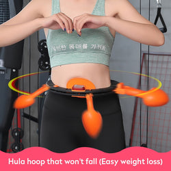 Smart Counting Fitness Sport Hoop Yoga Waist Exerciser Circle Adult Gymnastic Hoop Muscle Trainer Loss Weight Fitness Equipment