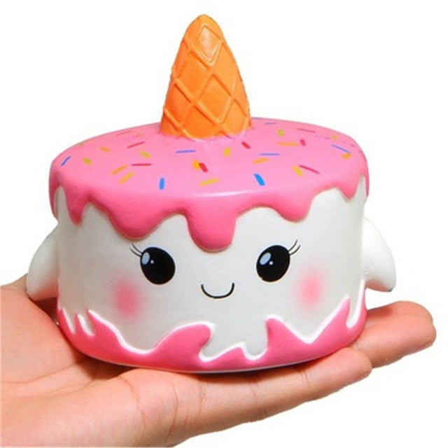 Cake Squishy Super Hero Spiderman Deer Squishies Toy Squeeze