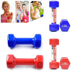 Set 2 Cufflinks clad Vinyl | Exercise Fitness | Traning in single home | Fitness | Weights 0.5-6Kg