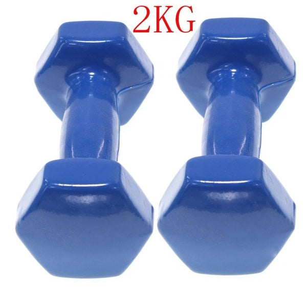 Set 2 Cufflinks clad Vinyl | Exercise Fitness | Traning in single home | Fitness | Weights 0.5-6Kg