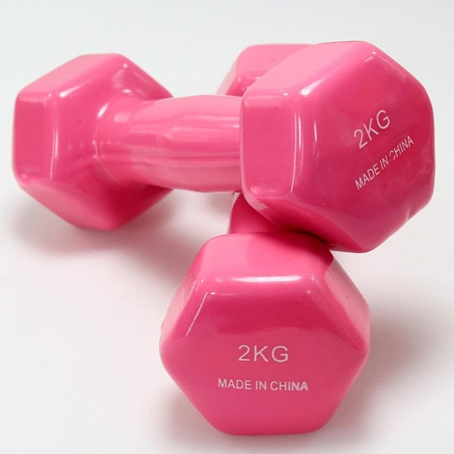 Set 2 Cufflinks clad Vinyl | Exercise Fitness | Traning in single home | Fitness | Weights 0.5-6Kg