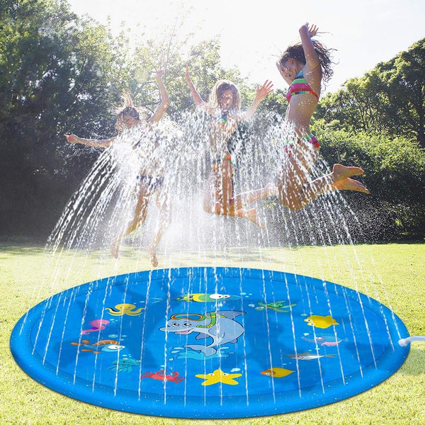 Inflatable Spray Water Cushion Summer Kids Play Water Mat Lawn Games Pad Sprinkler