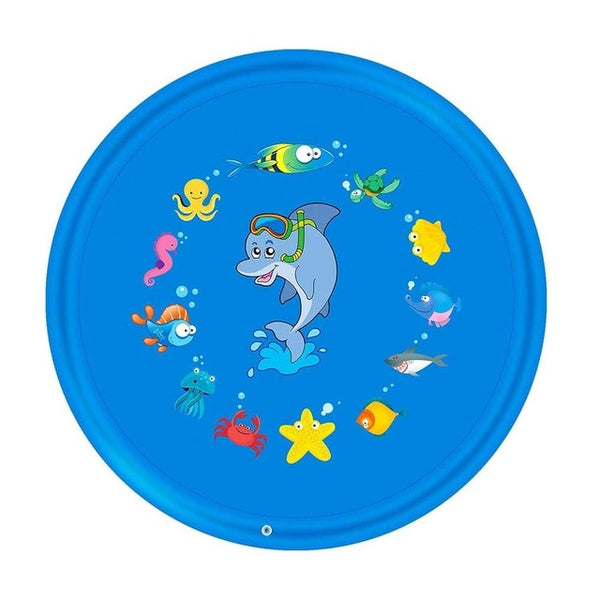 Inflatable Spray Water Cushion Summer Kids Play Water Mat Lawn Games Pad Sprinkler