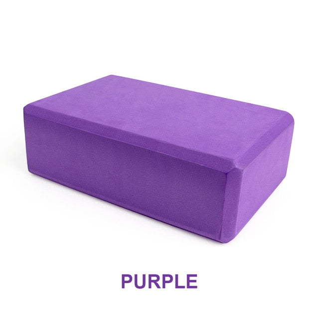 Yoga Block Props Foam Brick Stretching Aid Gym