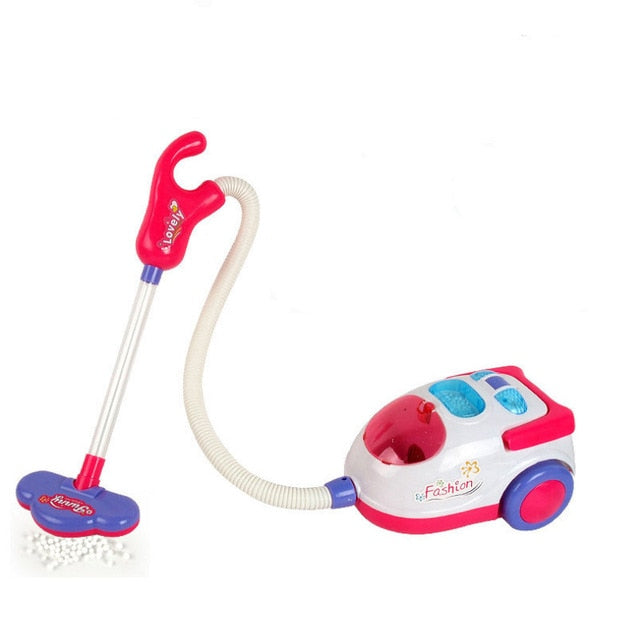 Simulation Children with Vacuum Cleaner Tool Girls Play House Toys Hygiene Appliances Cleaners Furniture Play Educational Toys