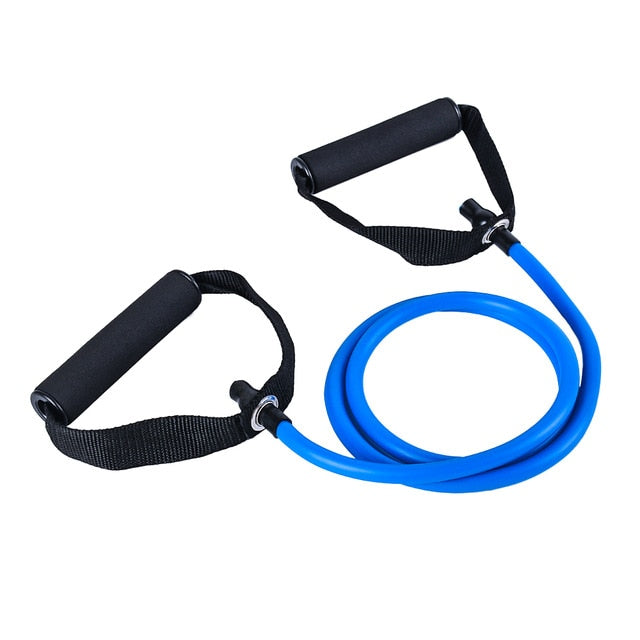 120cm Yoga Pull Rope Elastic Resistance Bands Fitness Workout Exercise Tubes Practical Training Rubber Tensile Expander