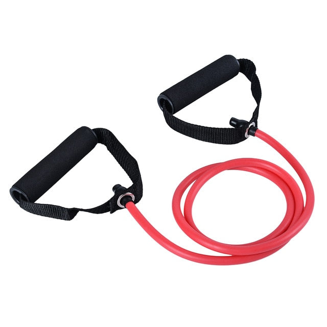 120cm Yoga Pull Rope Elastic Resistance Bands Fitness Workout Exercise Tubes Practical Training Rubber Tensile Expander