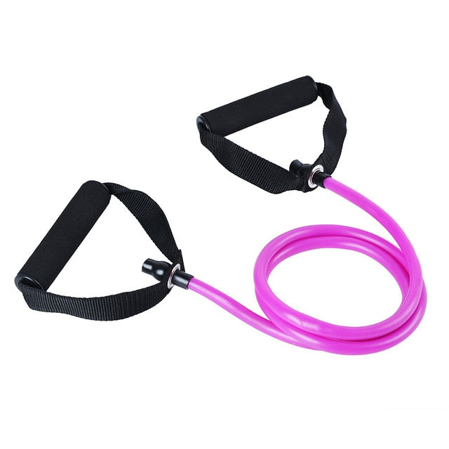 120cm Yoga Pull Rope Elastic Resistance Bands Fitness Workout Exercise Tubes Practical Training Rubber Tensile Expander