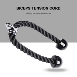 Tricep Rope Biceps Band Pull Rope Fitness Equipment Bodybuilding Muscle Training Arm Shoulder Strength Exercise Rope Accessories