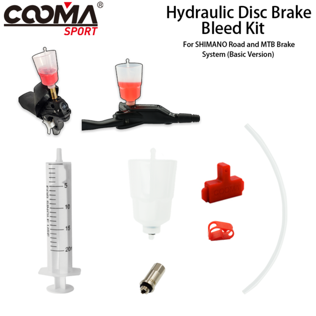 COOMA's Hydraulic Brake BLEED KIT for SHIMANO Brake System, Mineral Oil Brake, Basic V0.7