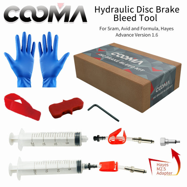 COOMA's Hydraulic Brake BLEED KIT for SRAM and AVID, V1.6 ; and Basic Tool kit V0.9 Wholesale link