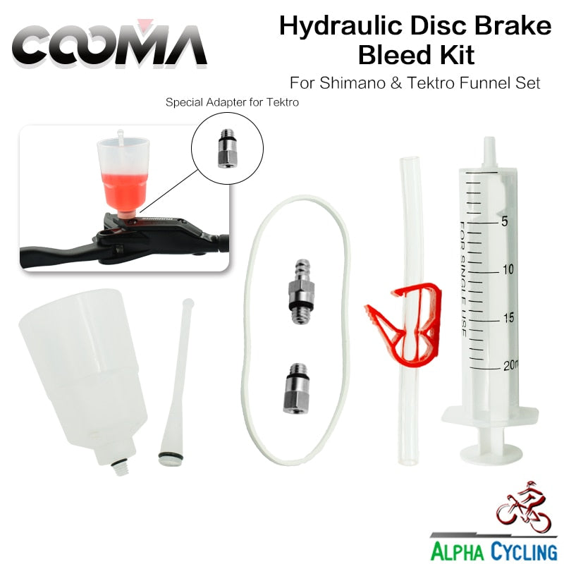 Hydraulic Brake BLEED KIT for Shimano and Magura Hydraulic Brake, Mineral Oil Bleed Kit, Basic